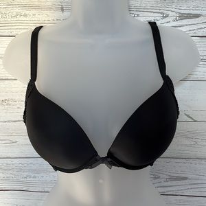 Victoria’s Secret Sexy Dream Angels Bra Black Lace Size 34DD